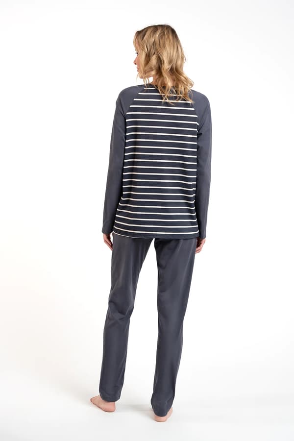 Oda dampyjamas långärmad, långbyxor M