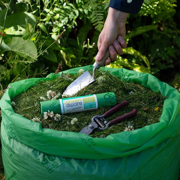 GreenAware kompostoituvat jätesäkit 150 litraa, 3 kpl