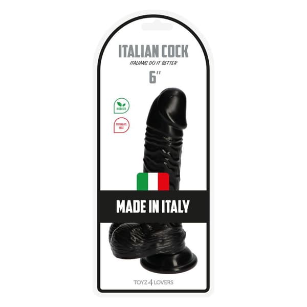 Dildo Italiensk Pik 6Sort