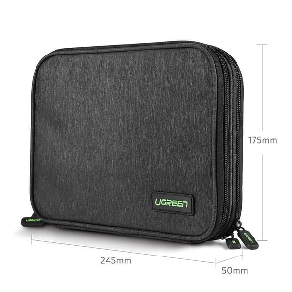 Fodral för hårddisk HDD SSD telefonkablar tillbehör grå