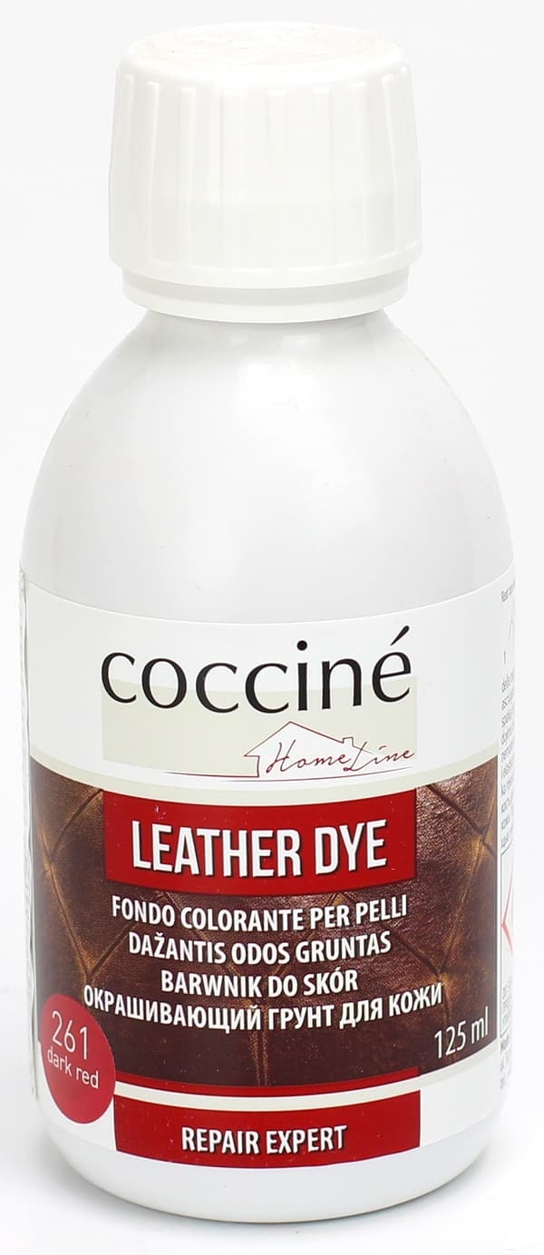 Læder- og tekstilfarve - COCCINE LÆDERFARVE 125 ml sort