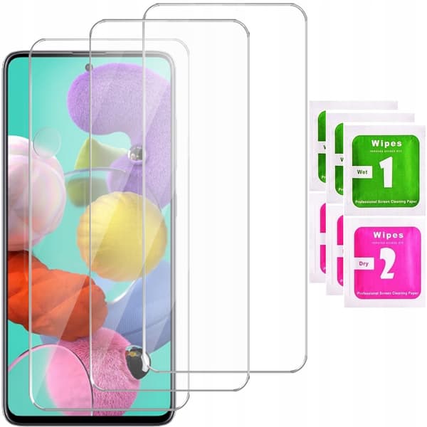 3x Hærdet Glas til Samsung Galaxy A71 Solid | 3-PAK