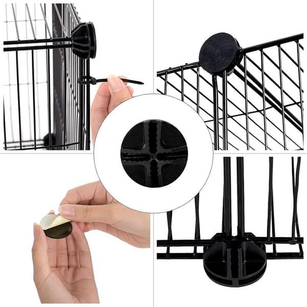 Metal kravlegård til kaniner, katte, dyr, foldbart bur