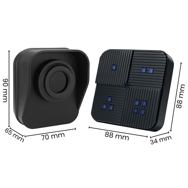 Trådlös rörelsesensor, djurlarm 8080S+T505