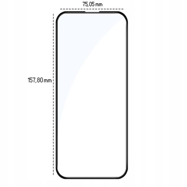 3x fuldskærmsglas til Apple iPhone 14 Plus fuldhærdet glas 5D