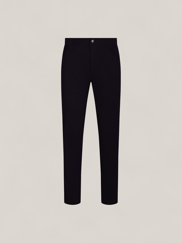 MARINEBLÅ FAUSTINE BUKSER 38/34