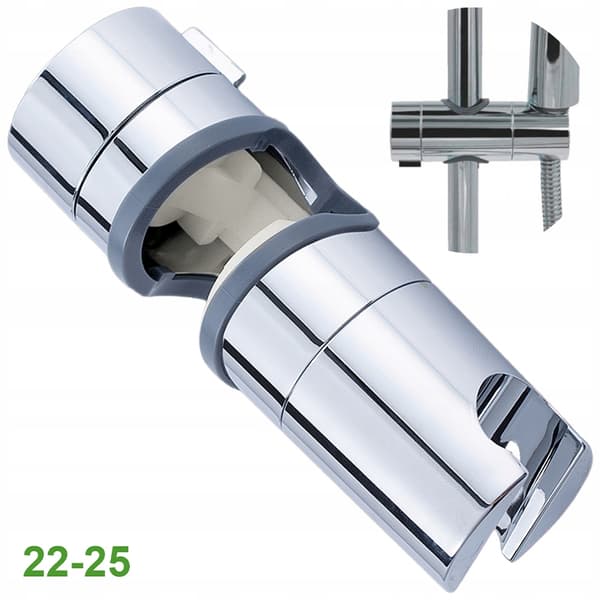 Brusehovedholder til m22-25 brusestang, krom