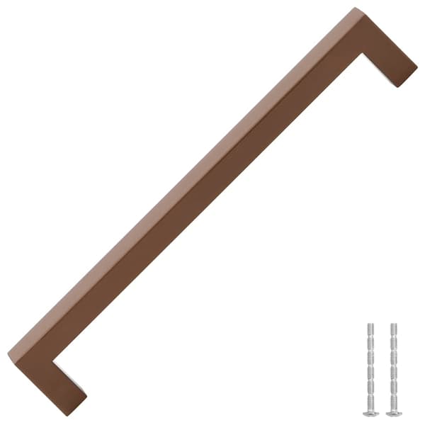 vidaXL skabsgreb, 5 stk., bronze, 224 mm, rustfrit stål