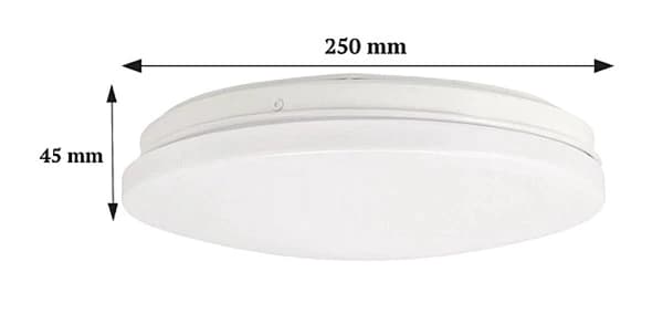 Loftlampe LED Panel til Entre 12W 4000K Neutral Hvid Mat
