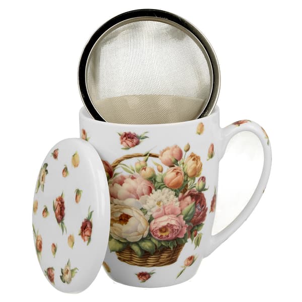 PEONY 350 ml mugg med infusionskärl