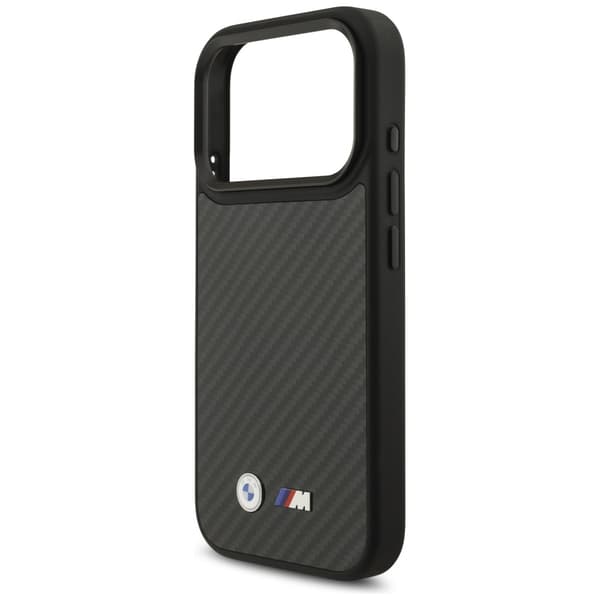 BMW M Kevlar Matt MagSafe-cover til iPhone 17 Pro, sort