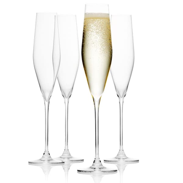 SWAN SÆT MED 4 CHAMPAGNEGLAS 19 CL