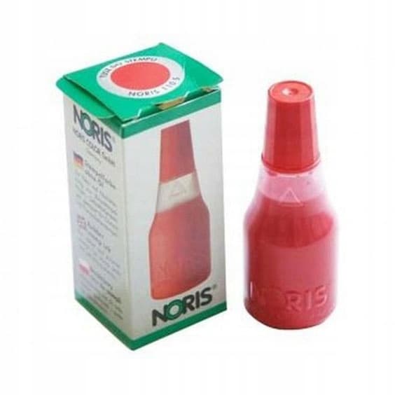 Vattenbaserat bläck röd Noris 110S A'10 25ml