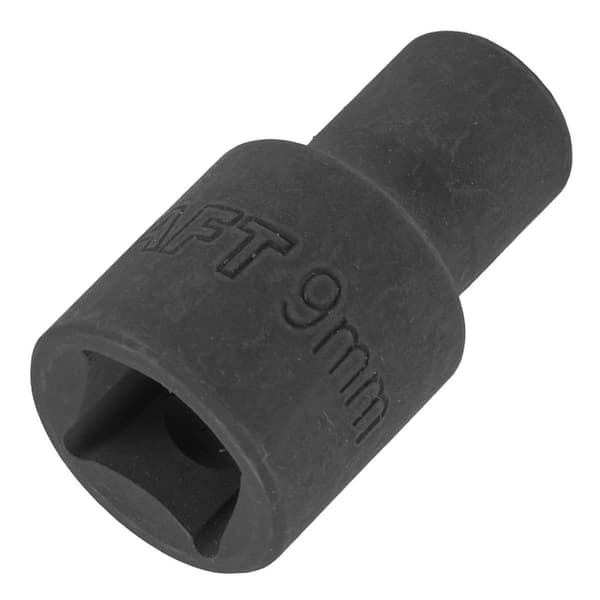 1/2" 9 mm 6-kant topnøgle
