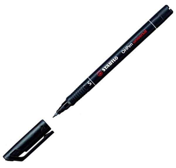 Marker Stabilo Ohpen S Permanent Sort A'10