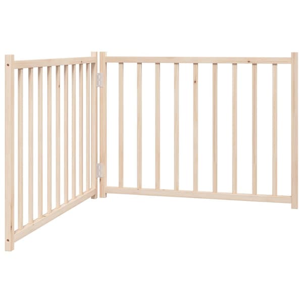 vidaXL foldbart sikkerhedsgitter til hunde, 2 paneler, 160 cm