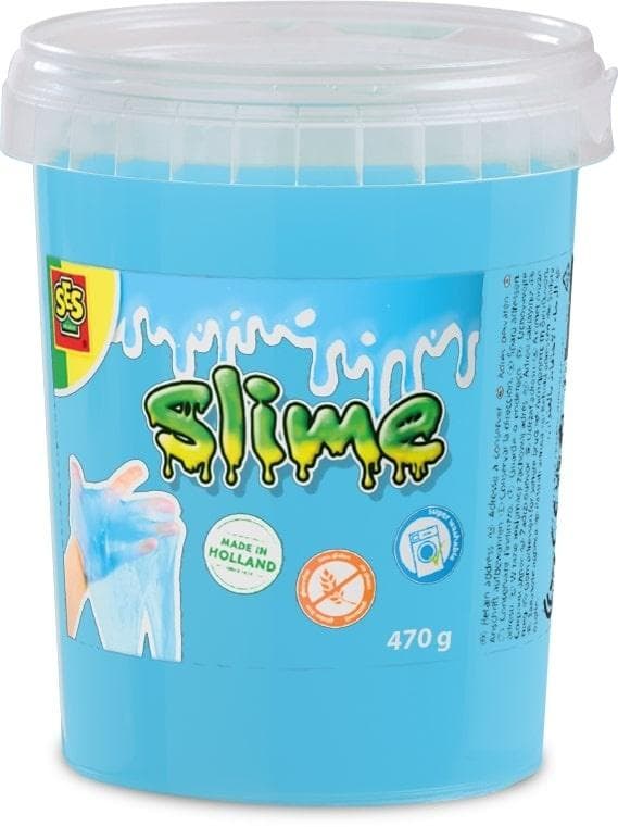 Slime blå glitter 470g