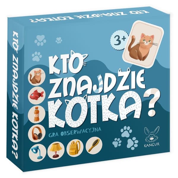 Vem hittar KATTEN? Observationsspel för barn från 3 år