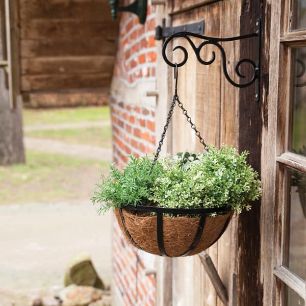 Metallstöd för 25 cm blomkruka