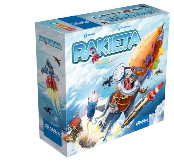 Raket. Brætspil. Bedstemor