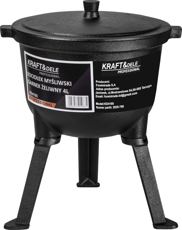 Metsästyspadan / valurautapata 4L KD4185