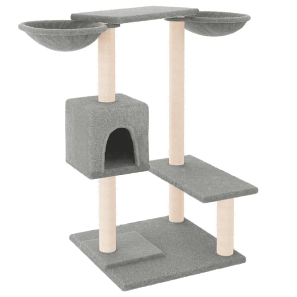 vidaXL Klösbräda för katt ljusgrå 82 cm