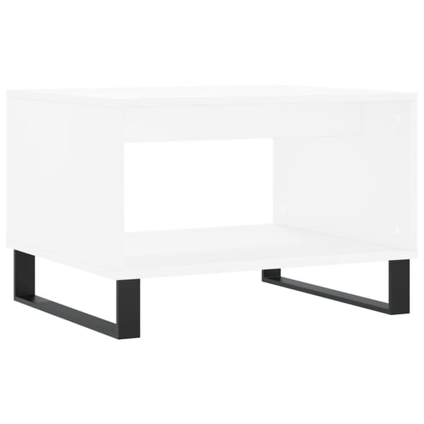 vidaXL Soffbord, Vitt, 60x50x40 cm, Träbaserat Material