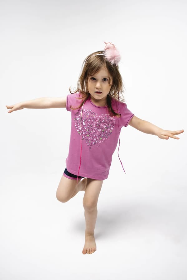 Ontega flickpyjamas, kortärmad, korta byxor, 2 år