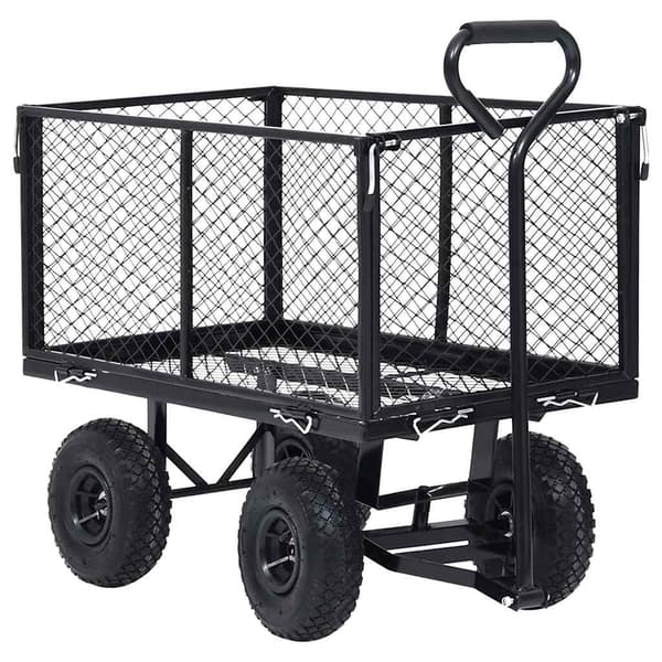 vidaXL havevogn sort 350 kg