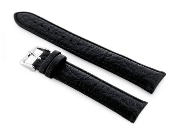 Læderrem til ur W05XL sort - 20mm