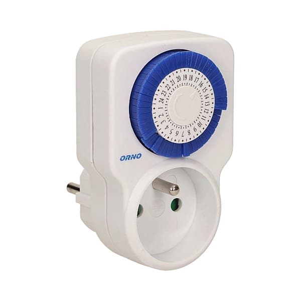 Mini mekanisk analog timer 24h 3500W nätspänning