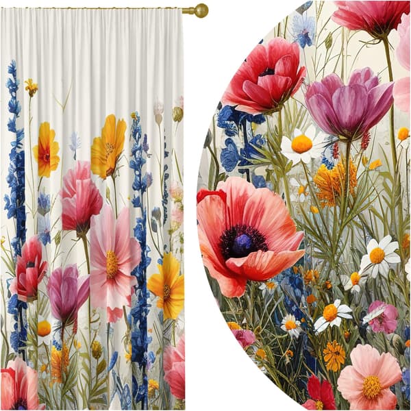 Gardin på tape print 285