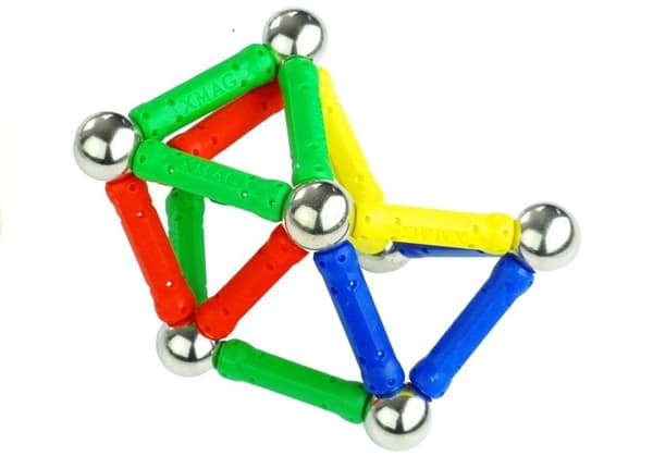 Magnastix Magnetiska Block Set 560 + Bräda