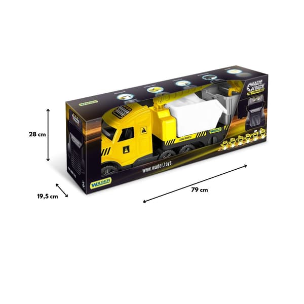 Magic Truck Technic bugseringsvogn med containere