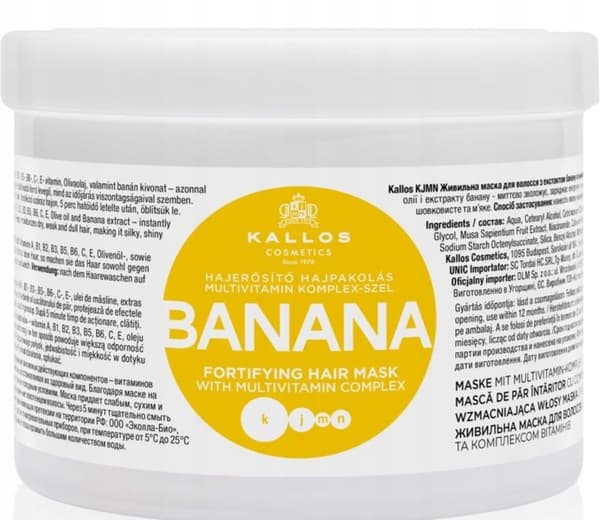 Kallos Banan Stärkande Mask 500ml