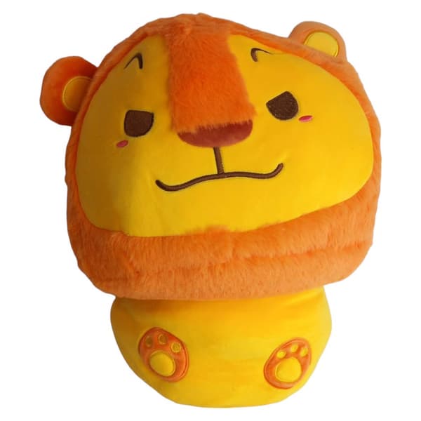 Gosedjur lejon maskot 36 cm