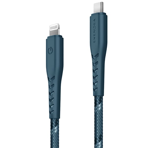 ENERGEA Nyloflex USB-C til Lightning-kabel C94 MFI 1,5m blå