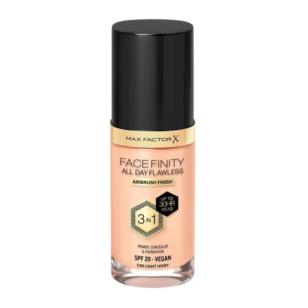 Max Factor Facefinity 3-i-1 All Day Flawless Face Foundation - C40 LYS IVORY 30ml