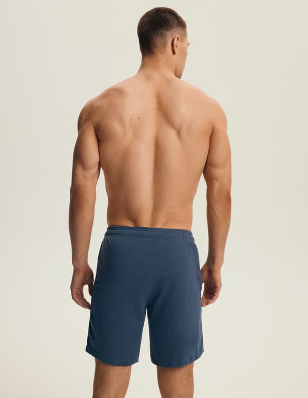 Mode Henderson Herr Pyjamasshorts 2-pack | Marinblå, Blå M