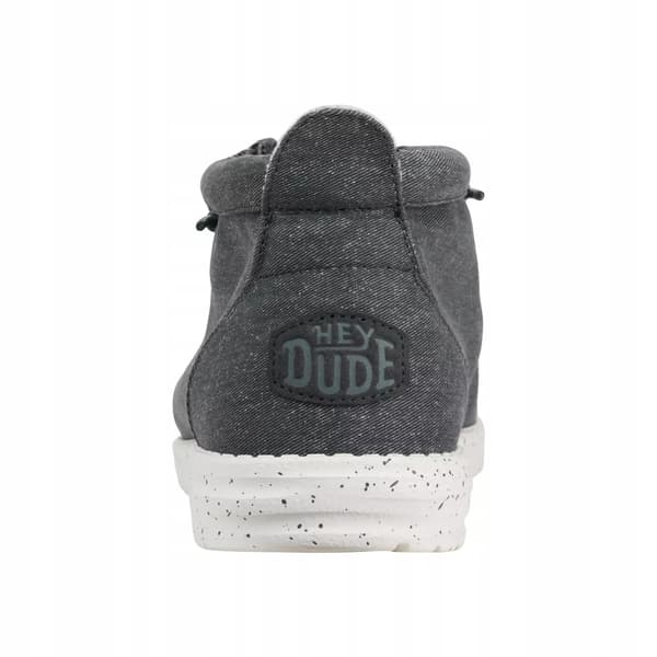 HEYDUDE WALLY MID CANVAS 40701 |40| GRÅ