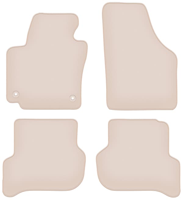 PREMIUM beige gulvmåtter til: Volkswagen Golf Plus minivan 2005-2014