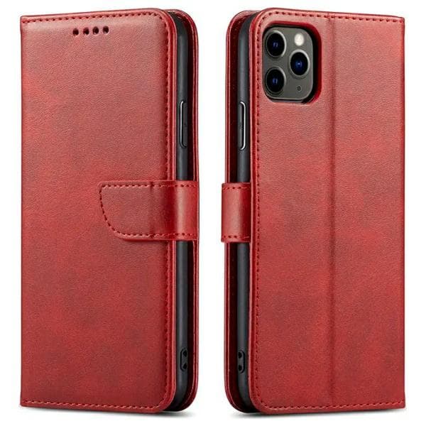 Marv Wallet-bogreol til Galaxy A55, rød