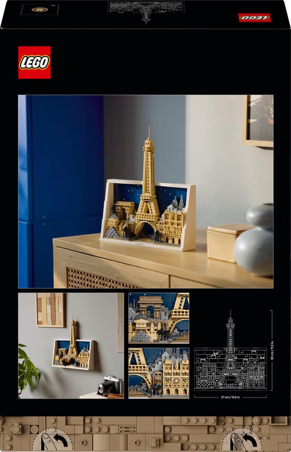 LEGO Architecture Paris - Kärlekens stad 958-delars set (21064)