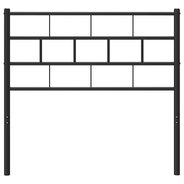 vidaXL metalsengegavl sort 75 cm