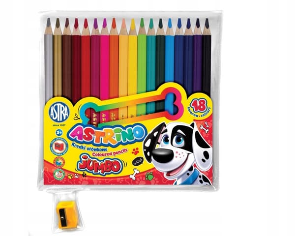 ASTRINO PYÖREÄT JUMBO-VÄRIKYNÄT 18 VÄRIÄ