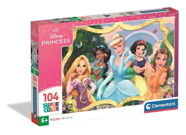 Puslespil 104 Super Farve Prinsesse