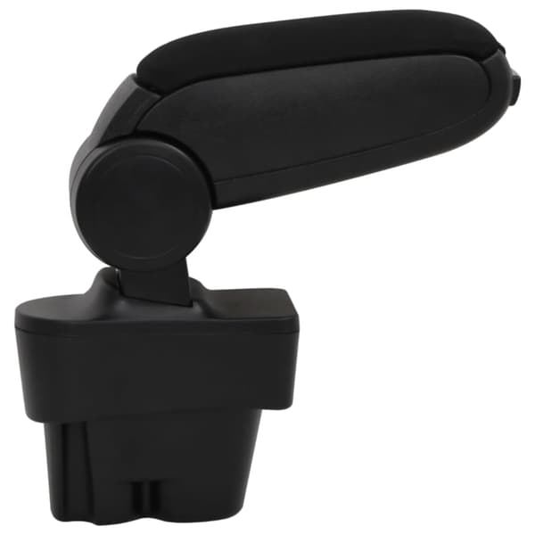 vidaXL bilarmlæn, sort, 12x36x(33,5-48) cm, ABS