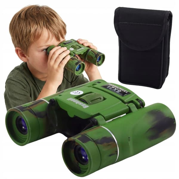 Børnekikkert camouflage 8x21 + etui Z3310