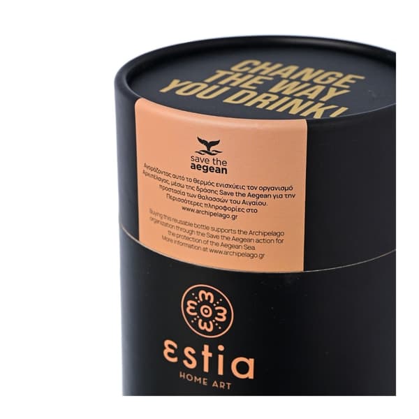 Keskiyönmusta 350 ml termosmuki pillillä
