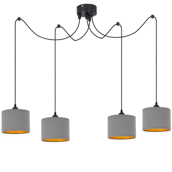 Tornado PAM4 lampe grå-guld